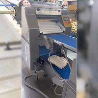 Presse à pâte automatique pour boulangerie, laminoir combiné, neuf ou d'occasion, avec des machines de transformation alimentaire clés, hachoir à viande et stérilisateur