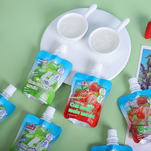 Venta al por mayor, 12 piezas divertidas, bebida de jugo de gelatina de verano para niños, 0 aperitivos saludables y gordos con embalaje de bolsa portátil para la escuela, viajes y fiestas - Product Image 4