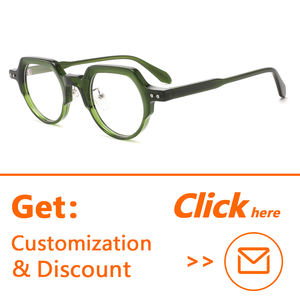 Nuevo surtido de gafas de acetato de colores mezclados Gafas De Sol de alta calidad Acetato Stock Gafas Marcos De Gafas ópticas - Product Image 2