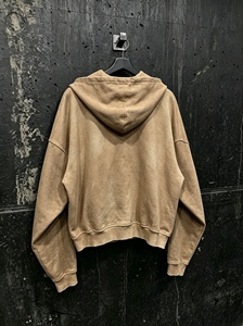 เสื้อฮู้ดซิปผู้ชาย แขนยาว ผ้าเฟรนช์เทอร์รี่ สีพื้น สำหรับฤดูใบไม้ร่วง - Product Image 2