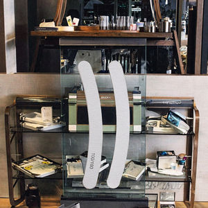 Lime à ongles Fabiyan avec logo imprimé personnalisé, zèbre, 4 formes différentes, outil de manucure, grain 100/180, double face, matériau émeri - Product Image 2