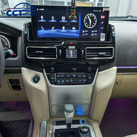 Écran d'affichage multimédia GPS de 12,3 pouces pour Land Cruiser LC200, mise à niveau LX570 2016-2021, autoradio, navigation GPS, lecteur vidéo