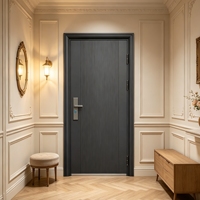Portes de sécurité aux designs les plus récents de l'usine, porte de sécurité imperméable, style moderne, porte de sécurité en acier