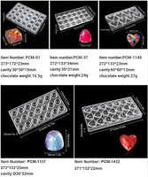 Moldes de Policarbonato PC Transparente Personalizados AK, Bandejas de Plástico Rectangulares para Barras de Chocolate y Dulces de Dubái para Navidad y Halloween