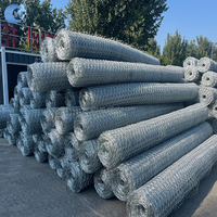 Paniers gabions en fil de fer galvanisé antirouille (2x1x1m) avec service de découpe de trous hexagonaux pour les travaux de protection des lacs et des pentes