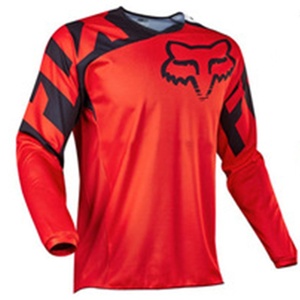 Maillot de cyclisme <span class=keywords><strong>VTT</strong></span> <span class=keywords><strong>FOX</strong></span> pour homme et <span class=keywords><strong>femme</strong></span>, manches longues, été, tout-terrain, séchage rapide, polyester perlé, personnalisé - Product Image 4
