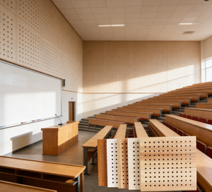 Panneaux acoustiques micro-perforés en bois GoodSound - Pièges à basses fréquences, panneaux d'insonorisation pour bureaux et stades - Product Image 2