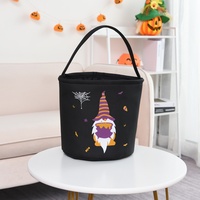 Cestas de Halloween con diseño de calabaza, calavera, fantasma, cara de calabaza y murciélago, bolsas tipo cubo para niños, regalo de Halloween, bolsas para dulces