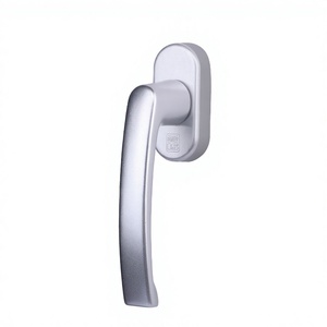 Poignées de fenêtre à battant ambidextres de style européen moderne, en alliage d'aluminium durable, avec serrure pour porte et fenêtre, garantie 1 an, pour villa - Product Image 3