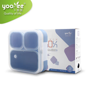 3 डिब्बे प्लास्टिक Bento टिन दोपहर के भोजन के बॉक्स के लिए Bpa मुक्त बच्चों भंडारण बक्से और डिब्बे खाद्य कंटेनर आयत 3-7 दिनों आधुनिक - Product Image 2