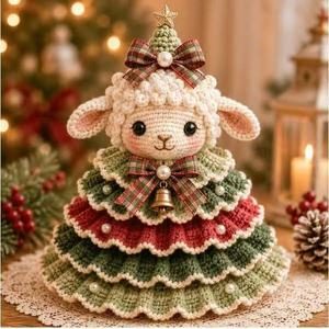 Set de Animales de Ganchillo Navideños para Decorar el Árbol de Navidad, Adornos Navideños Bonitos, Regalos para las Fiestas - Product Image 2