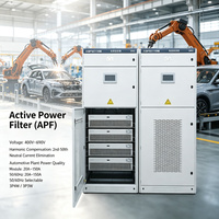Filtre de puissance actif Aiberson Electric 400V 150A APF AHF, filtre harmonique actif 3P4W, suppression des harmoniques en temps réel pour les données