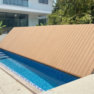 Cubierta de Piscina Plegable Automática de Acero Inoxidable Antideslizante en Oferta, <span class=keywords><strong>con</strong></span> Características de Seguridad y Tamaño Personalizable - Product Image 2