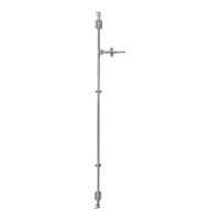 Barre de verrouillage de porte de conteneur ISO en acier galvanisé, ensemble de barres de verrouillage de porte