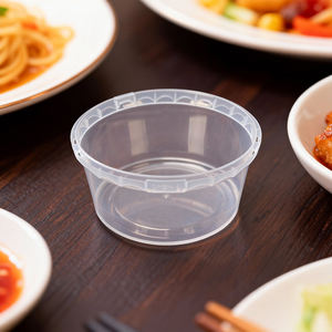 Recipientes de Armazenamento de Alimentos de Plástico Transparente para Atacado, Embalagem de Doces e Lanches, Potes Plásticos com Tampas - Product Image 3