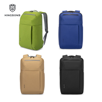 Matériaux populaires, écologiques et recyclés, sac à dos quotidien durable de 15,6 pouces, logo personnalisable, sac à dos pour ordinateur portable unisexe