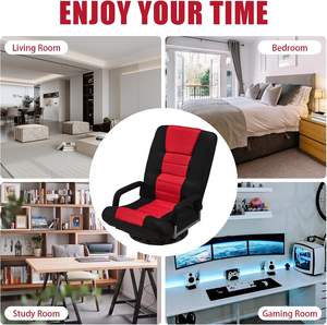 Chaise longue simple moderne rotative transfrontalière <span class=keywords><strong>populaire</strong></span> pliable pouf Tatami plancher chaises de jeu vidéo pour balcon jeu Ins - Product Image 6