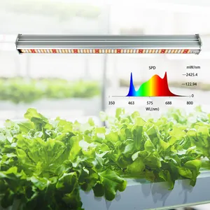 Edkferme-lampe hydroponique Led 3000K + 6500K + 660nm, bandes lumineuses à intensité variable, pour culture de plantes d'intérieur, fleurs et plantes