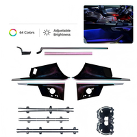 Kit de garniture de bande lumineuse d'ambiance pour voiture Audi A5 2019-2024, LED multicolore, amélioration décorative de l'atmosphère intérieure, produit phare