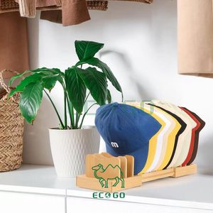 Eco Go Extensible Premium Bamboo Hat Stand para Gorras de Béisbol Multifuncional Moso Bamboo Organizador para 7-13 Sombreros - Product Image 1