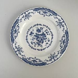 Juego de Vajilla de Cerámica Nórdica Vintage 2024, Plato Plano, Platillo con Diseño de Plantas <span class=keywords><strong>para</strong></span> Postre, Juego de Platos <span class=keywords><strong>para</strong></span> Pastel, Diseño <span class=keywords><strong>para</strong></span> el Hogar - Product Image 4