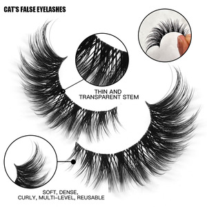 7 paires <span class=keywords><strong>de</strong></span> faux <span class=keywords><strong>cils</strong></span> renard naturel épais <span class=keywords><strong>cils</strong></span> à friser imitation <span class=keywords><strong>cils</strong></span> <span class=keywords><strong>de</strong></span> chat en gros - Product Image 5