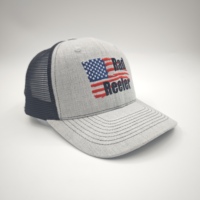 Gorra Trucker Snapback de Malla de Poliéster/Algodón con Diseño Espiga Estilo Hip Hop Y2K, Personalizable con Logotipo, Unisex para Adultos, Venta al por Mayor