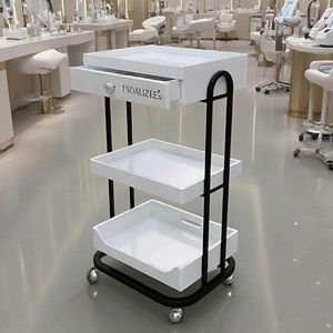 Beauty Equipment Hair Salon Furniture Hairdressing Storage <b>Tool</b> Massage Table <b>Trolley</b> - Product Image 3