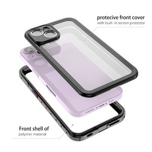 Fundas de plástico para teléfono para <span class=keywords><strong>iPhone</strong></span> 16 Pro Max 15 14 Plus 12 13 17 Air 16E, funda móvil a prueba de golpes, resistente al agua - Product Image 2