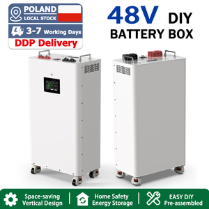 ชุดแบตเตอรี่ลิเธียมโพลีเมอร์ LiFePO4 แบบ DIY ของโปแลนด์ พร้อมชุดควบคุม BMS รุ่น V19 JK ขนาด 16s 200A 48V 280Ah 314AH สำหรับเก็บพลังงานแสงอาทิตย์ พร้อมกล่องและชั้นวาง - Product Image 1