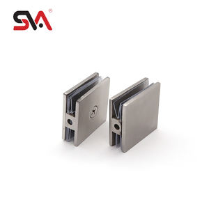 SVA-008A สิงค์ติด 0 องศา 50*50 มม.สแตนเลสเฟอร์นิเจอร์ตู้ชั้นวางแก้วสนับสนุนฝักบัวบาน<span class=keywords><strong>เลื่อน</strong></span><span class=keywords><strong>ประตู</strong></span><span class=keywords><strong>กระจก</strong></span> CLAMP - Product Image 2