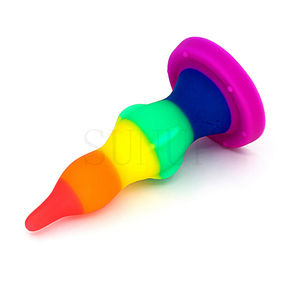 Gratis Custom Box-Lange Regenboog Dildo Seks Groot Speelgoed Anale Met Zuiggoederen Volwassen Spel Erotische Homo Vrouw Enorme Plastic Penis - Product Image 4