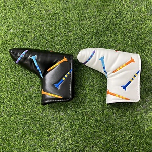Couvre-têtes de clubs de golf en cuir avec logo personnalisé pour driver et <span class=keywords><strong>putter</strong></span> - Product Image 6