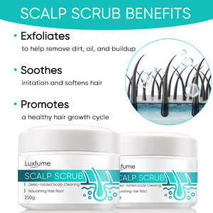 Traitement du cuir chevelu Crème exfoliante pour le cuir chevelu Anti-pelliculaire Purifiant Détox Scalp Scrub - Product Image 2