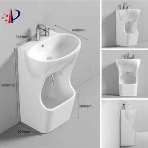 Lavabo de Cerámica Personalizado de 565*440*850mm, Lavabo de Encimera para Baño y Lavandería - Product Image 4