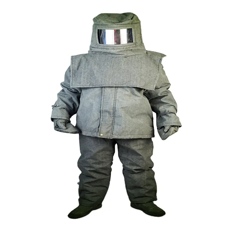 Güvenli yanmaz kumaş güvenlik yangın giriş takım elbise