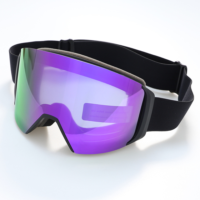 Ski Goggles Magnetic Custom Logo Cylindrical Lens Snow Goggles Anti-fog UV400 Snowboard Goggles for Men Women OEM Skiing Glasses