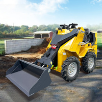 Mini-chargeuses compactes pour le désherbage des jardins, livraison gratuite, tailles personnalisables disponibles, vente directe d'usine