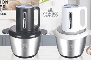 Appareils de cuisine HM-8862 <span class=keywords><strong>Hachoir</strong></span> à <span class=keywords><strong>viande</strong></span> 1800W Prise EU Robot culinaire 3L avec bol en acier inoxydable 304 pour la vente en gros en Afrique - Product Image 5