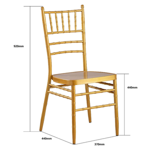 Venta al por Mayor de <span class=keywords><strong>Sillas</strong></span> Chiavari Modernas de Plástico PP Dorado para Exteriores, para Bodas, Eventos, Comedor, Dormitorio, Sala de Estar, Hotel, Alquiler de Villas - Product Image 5