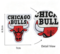 Écusson de basketball personnalisé haut de gamme, logo brodé thermocollant, badge sportif pour maillot, veste, sac à dos, accessoires vestimentaires