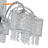 Meilleur prix Art Design modèles maison décorative E27 moderne suspendu lustre en cristal clair lumière