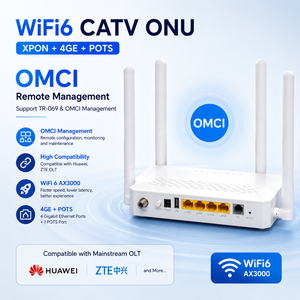 เราเตอร์ออปติคอล Huawei/ZTE รองรับ Catv Onu Dual Band Wifi6 Xpon Gpon XPON - Product Image 1