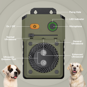 Dispositif anti-aboiement <span class=keywords><strong>pour</strong></span> chiens <span class=keywords><strong>à</strong></span> ultrasons rechargeable, 3 modes, automatique et respectueux des animaux - Product Image 4