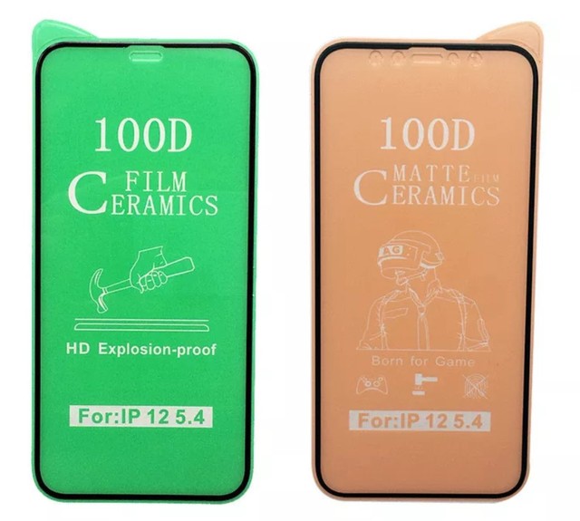 100D Soft Flexible Unbreakable Ceramic Film for iPhone 12 11 Mini Pro Max X XS XR 6 6S 7 8 Plus SE 100D PET Screen Protector
