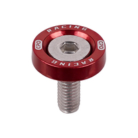 Nouveaux Fixations en Aluminium CPO 8 Pièces/Paquet Vis Concaves Modifiées pour Voiture Rondelles de Pare-chocs Moteur Boulons de Scooter Norme ANSI Garantie 12 Mois