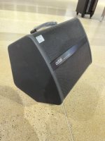 Odak Speaker PA kekuatan tinggi profesional luar ruangan dengan Input gitar dan mikrofon, sistem suara untuk kinerja panggung dan langsung