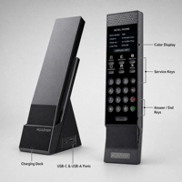 Téléphone IP H603W pour hôtel, combiné de chambre d'hôtesse, antibactérien, Wi-Fi 6 double bande, itinérance rapide, batterie 1900 mAh