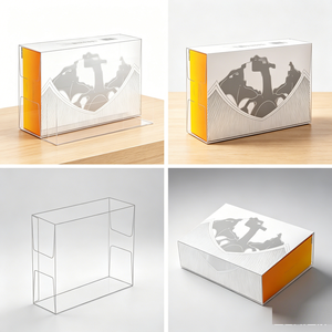 Wholesale Sunproof Clear PET Acrylic <b>Box</b> Eco-Friendly for Customized Color & Logo Collector Preservation Case for <b>Display</b> - Product Image 3