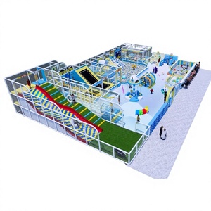 Équipement de jeu souple pour centre commercial, toboggan, trampoline et piscine à balles, haute capacité, robuste, pour aire de jeux intérieure, personnalisable OEM ODM - Product Image 3